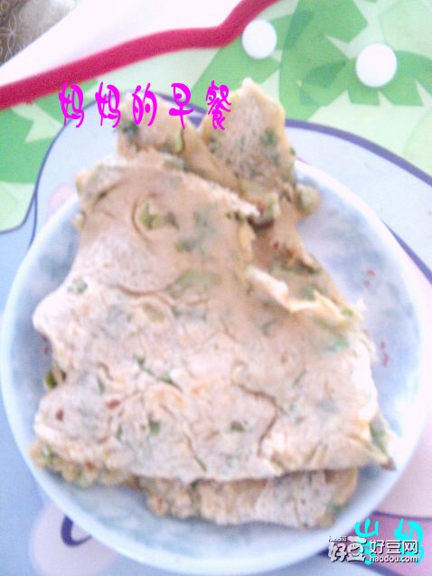 生菜鸡蛋饼