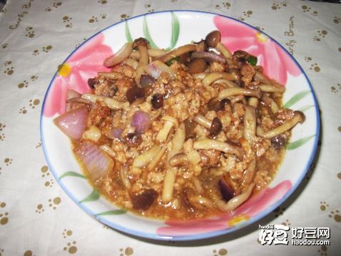 肉碎炒蟹味菇