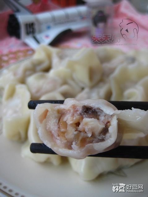 三菇鲜肉水饺