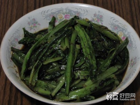 豆豉油麦菜