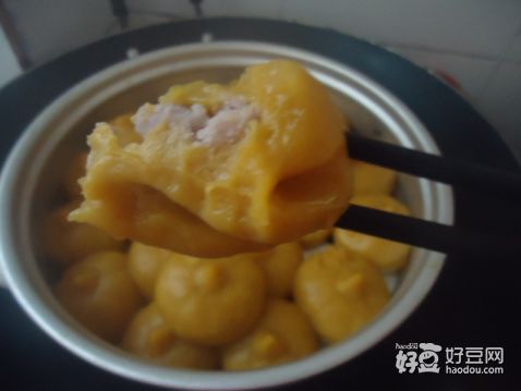 地瓜芋头蒸饼