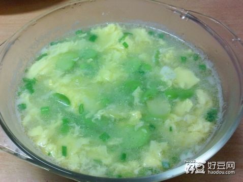 蚕豆鸡蛋羹