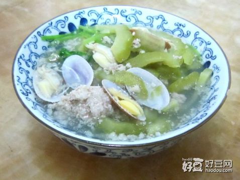 苦瓜花蛤汤
