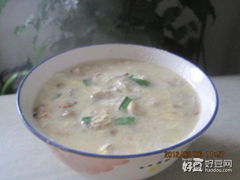 腊肠蘑菇蛋汤