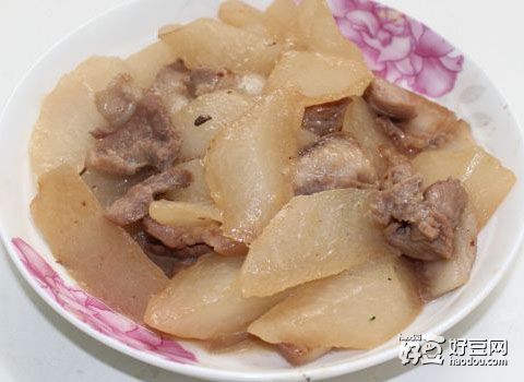 肉丝炒白萝卜