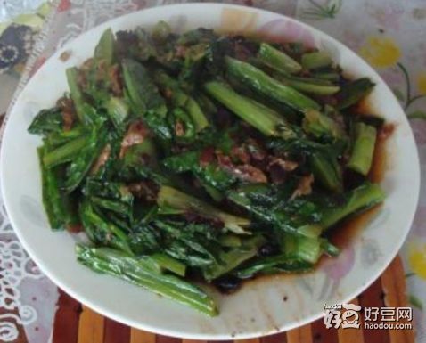 鲮鱼油麦菜