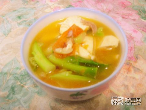 菜苔豆腐