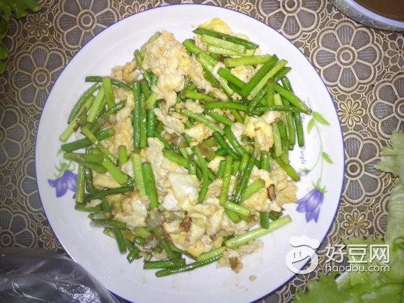 蒜薹炒鸡蛋