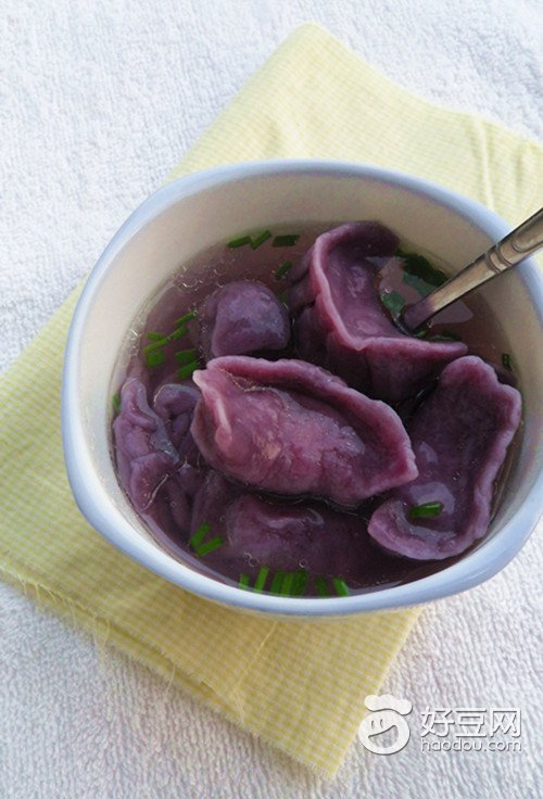 紫薯饺子