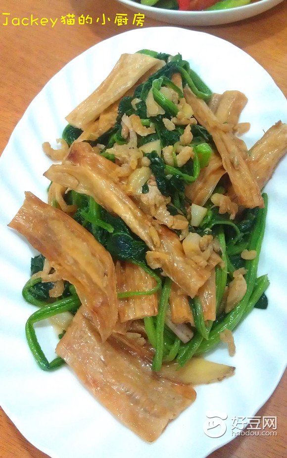腐竹炖菠菜