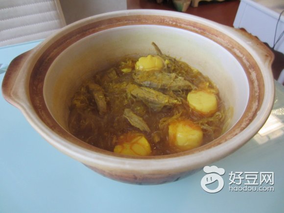 咖喱牛肉豆腐粉丝汤