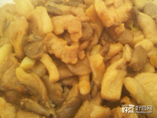 蘑菇炒瘦肉