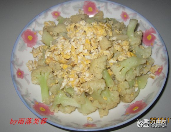 菜花炒鸡蛋