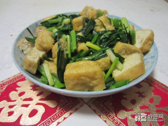 大蒜油豆腐