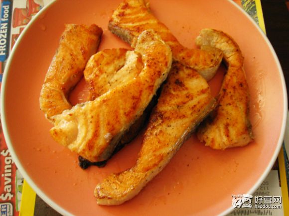 姜炒三文鱼