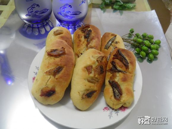 咸鱼粗粮烤饼