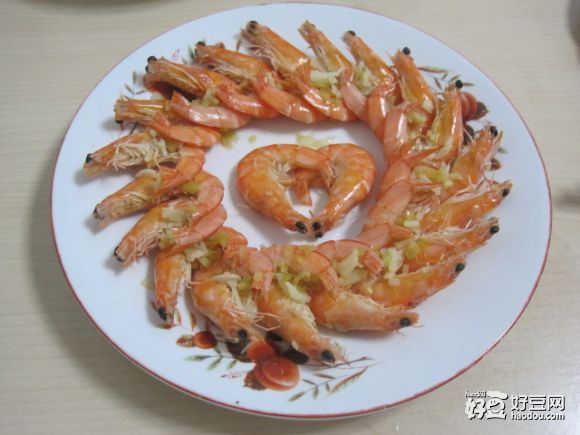 蒜香蒸虾
