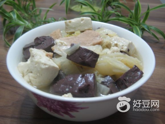 黑白豆腐炖大白菜