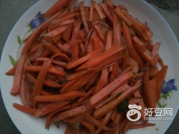 清炒胡萝卜
