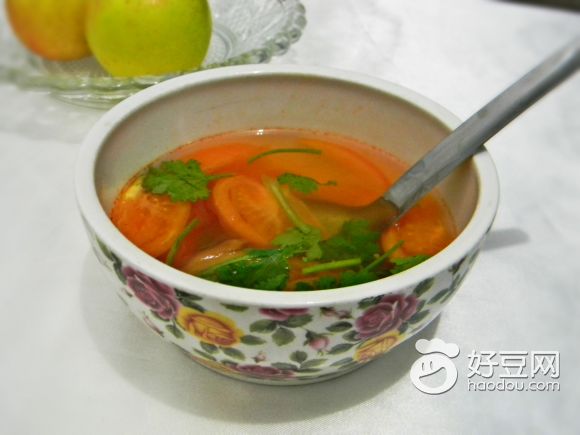 粉丝柿子汤