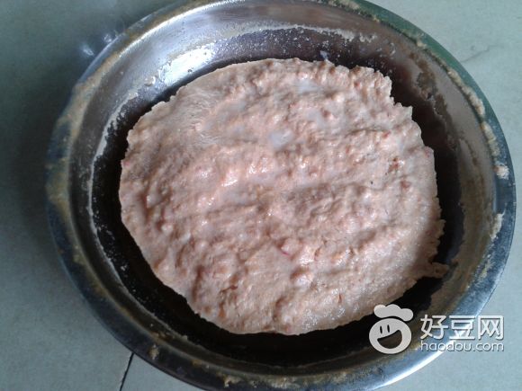 番茄豆腐肉饼