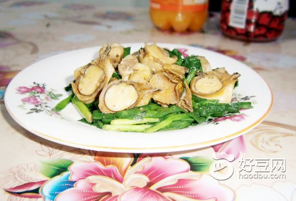 韭菜炒海螺