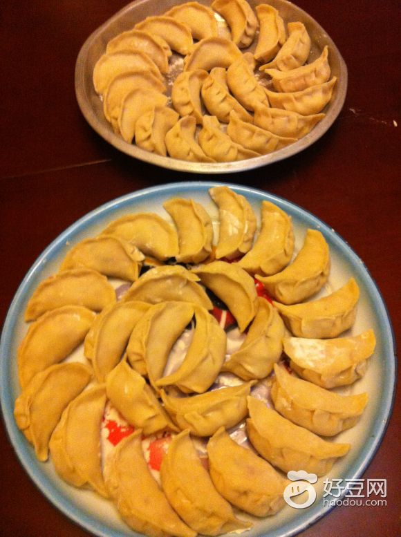 鲜笋冬菇饺子
