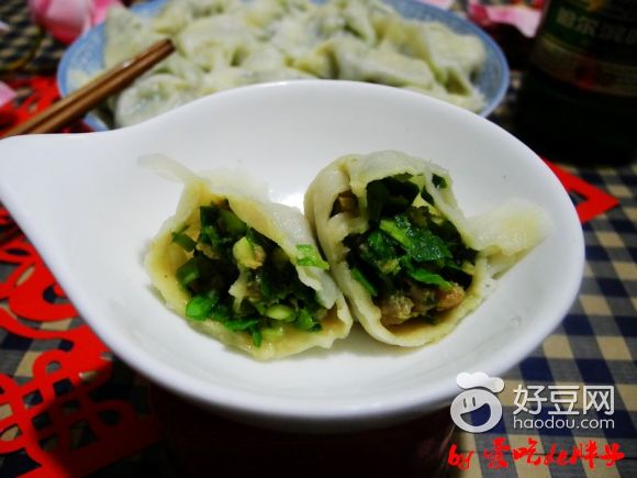 韭菜海米猪肉水饺