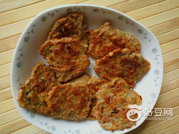 香煎猪肉饼