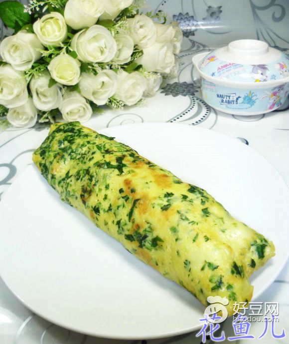 茼蒿火腿肠煎饼果子