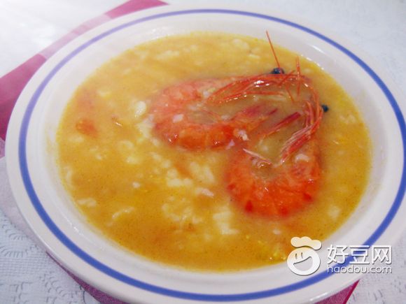 鲜虾番茄疙瘩汤