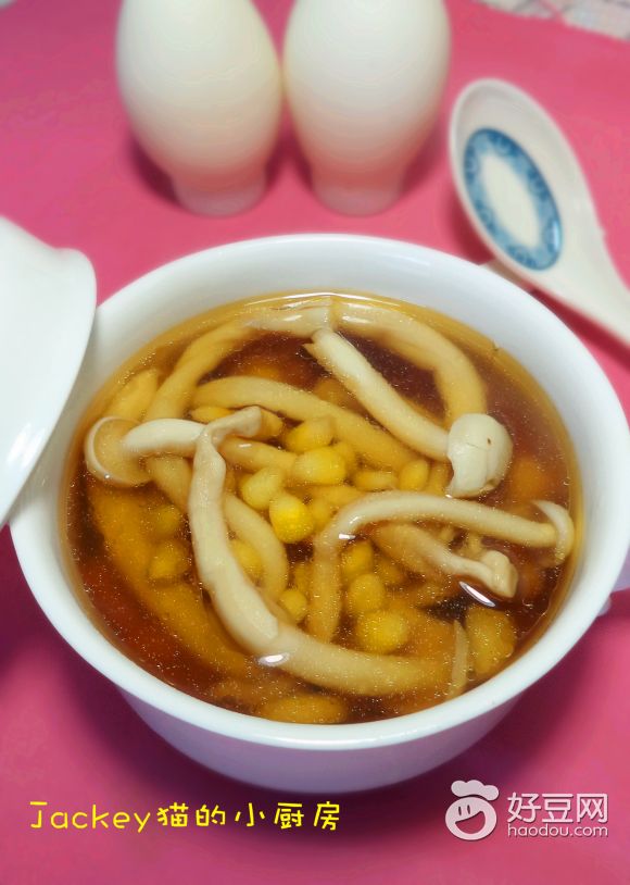 海鲜菇玉米汤