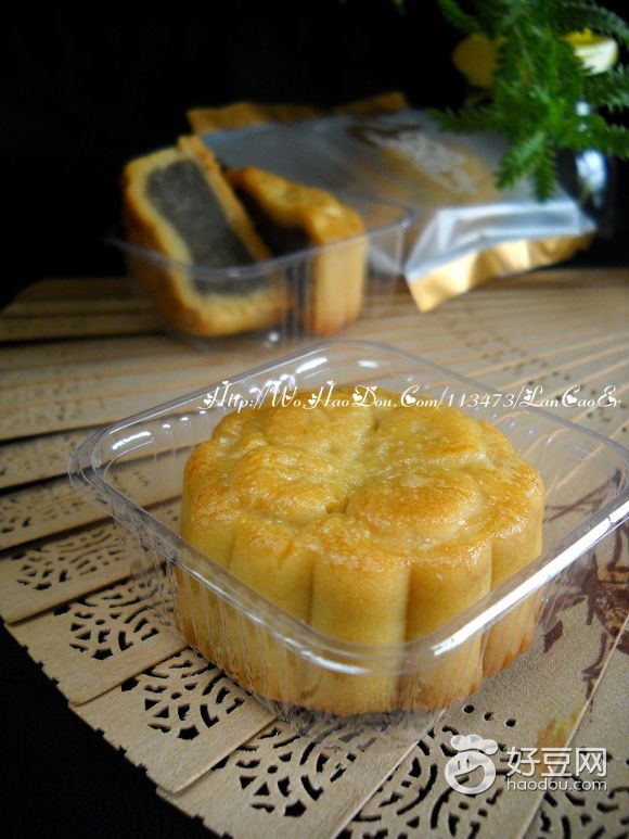 绿豆沙广式月饼