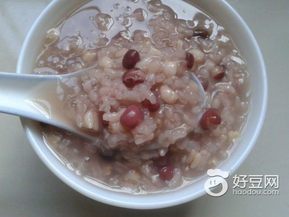 小麦红豆糯米粥