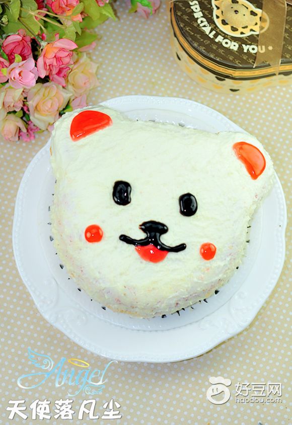 彩虹小熊蛋糕