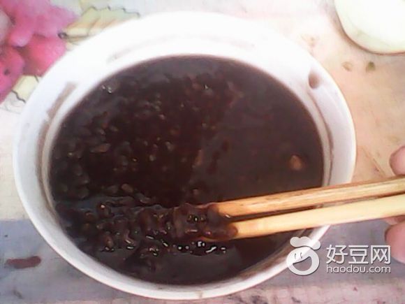 黑米香米粥
