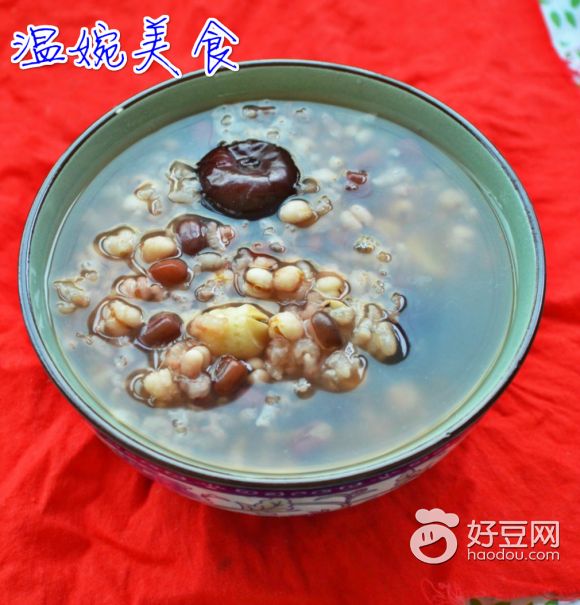 红豆薏米大米糯米粥