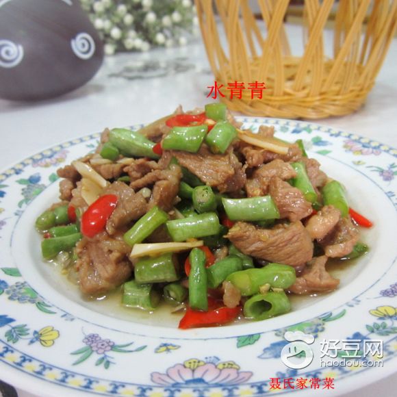 豆角炒肉