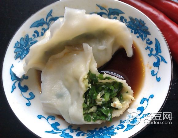 韭菜鸡蛋水饺