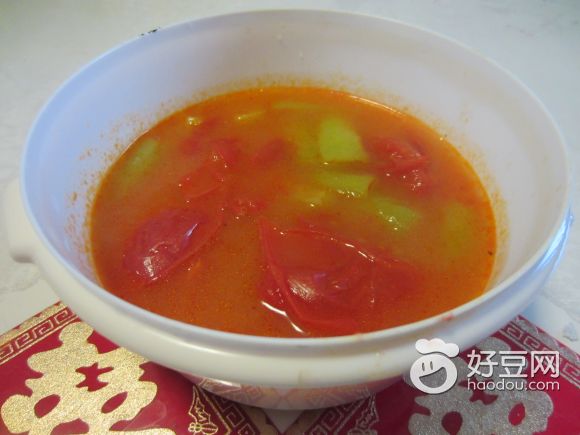 番茄丝瓜汤