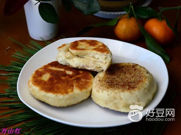 发面油酥烧饼