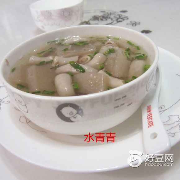 小肠蘑芋豆腐汤