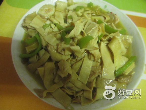 鱼丸炒干豆腐