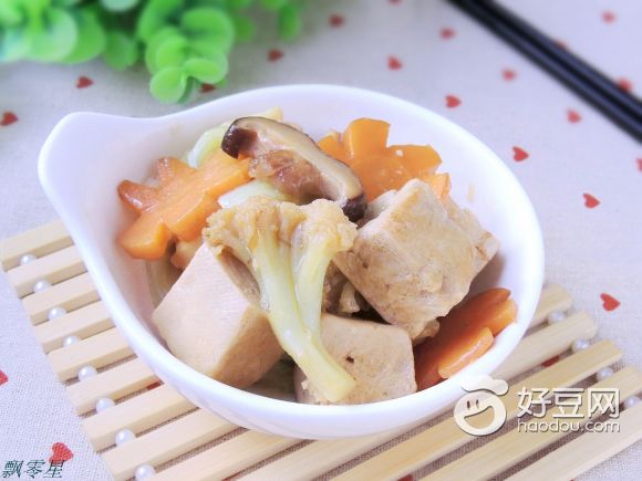 冻豆腐炖花菜