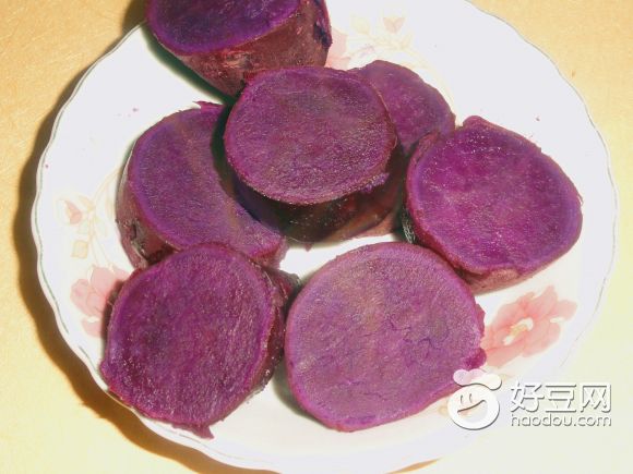 煮紫薯