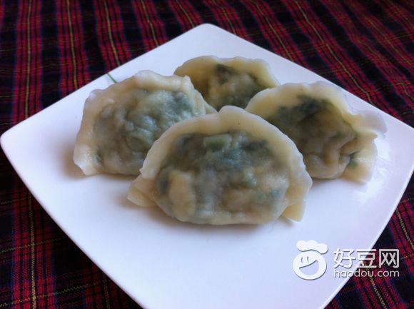 菠菜鸡蛋虾皮水饺