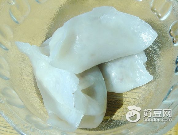 水晶皮萝卜蒸饺