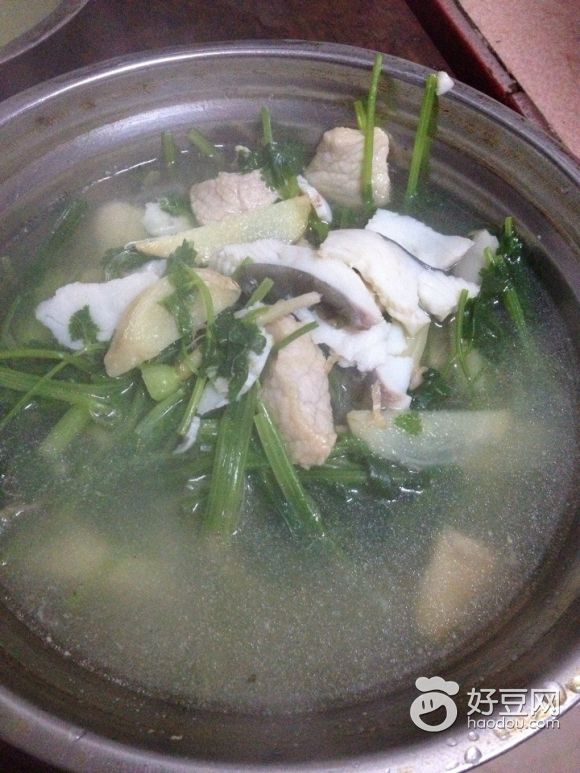 鱼片香菜汤