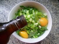 青菜炒鸡蛋