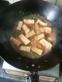 红烩虎皮豆腐